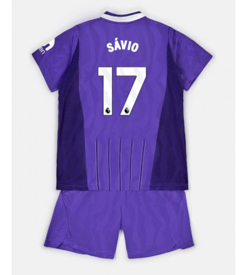 Tottenham Hotspur Savio #17 Replika Tredje Tröja Barn 2026-27 Kortärmad (+ Korta byxor)